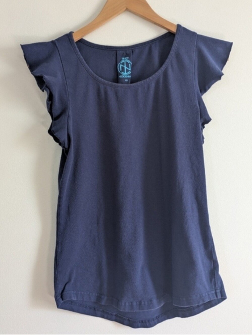 Tracy Negoshian Flutter Sleeve Top